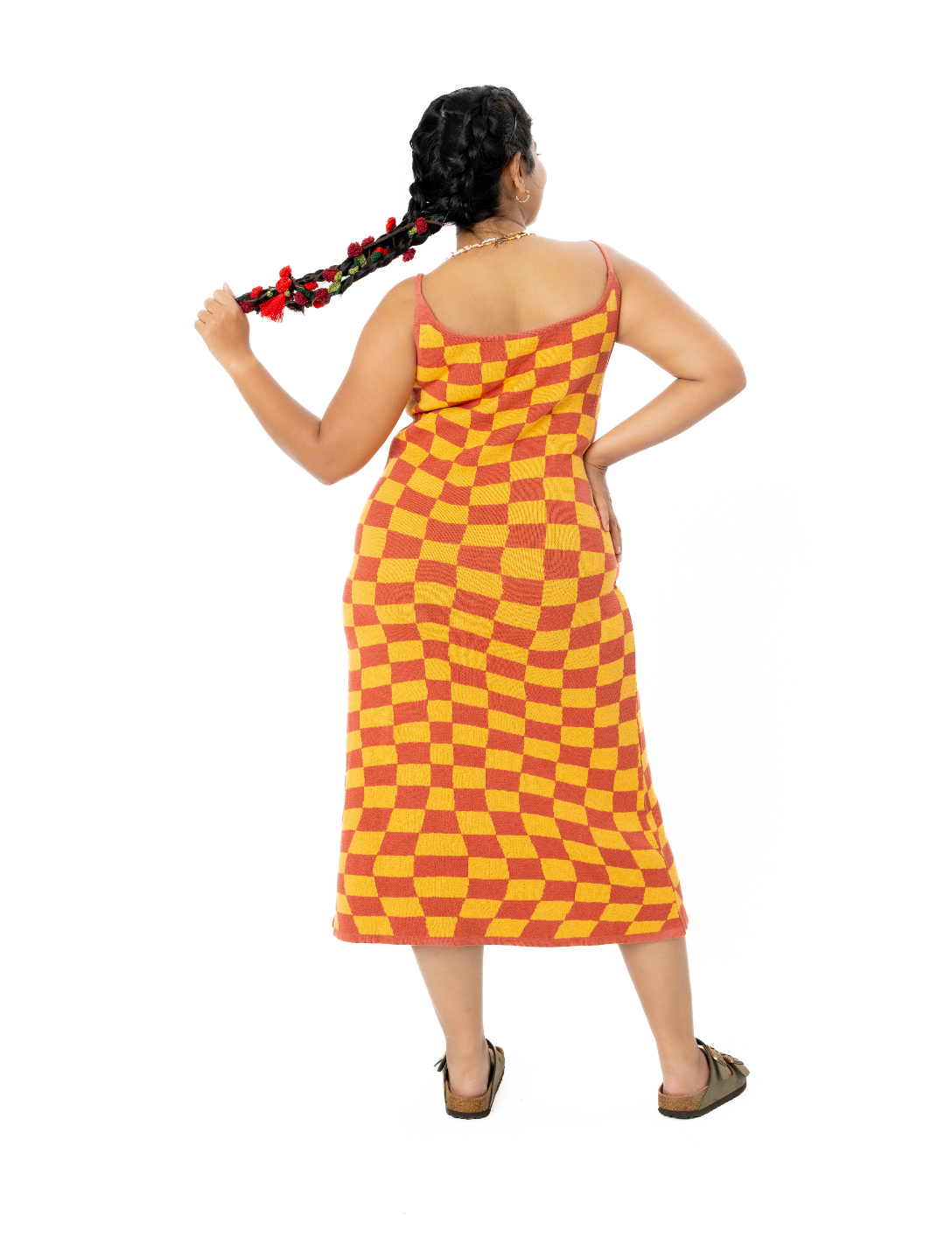 Slip dress - Checkered